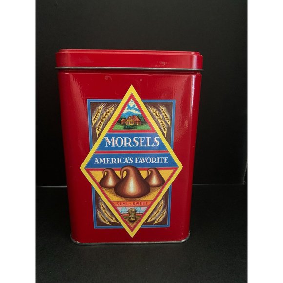 1990's Nestle Toll House Cookies, Morsels Limited Edition Tin Vintage - Picture 1 of 6